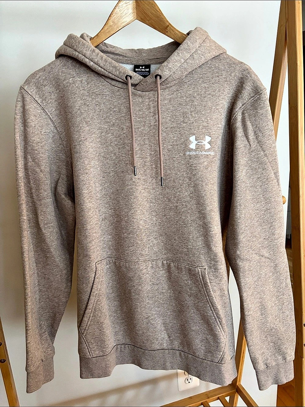 Under Armour Pullover Hoodie Brown Medium